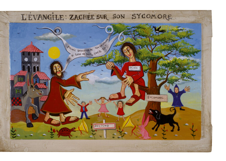 Zachäus auf seinem Feigenbaum