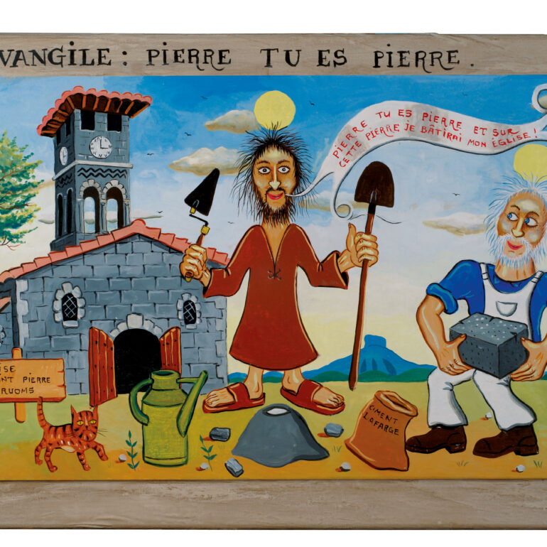 Petrus, du bist ‘Pierre’ (Stein)