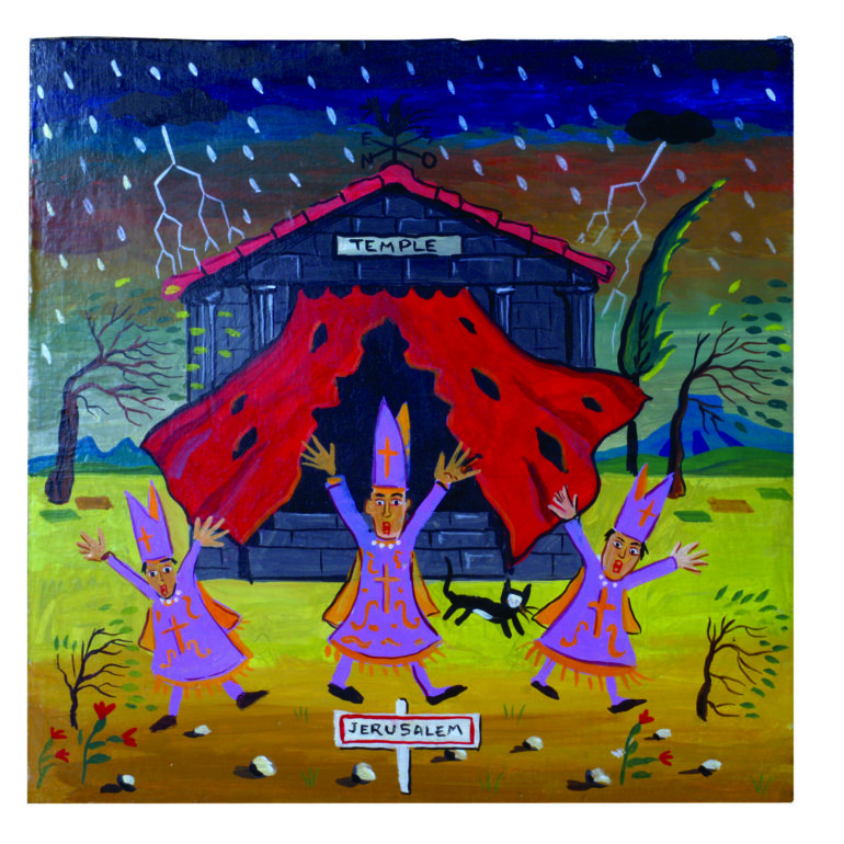 Die Passion - In Jerusalem reißt der Vorhang des Tempels mitten entzwei