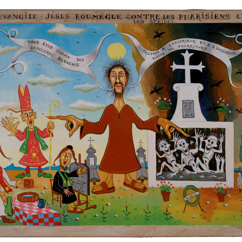 Jesus motzt gegen die Pharisäer und Schriftgelehrten